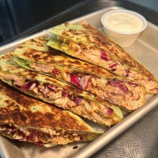 Korean BBQ Chicken Quesadilla